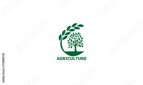 Dynamic emblem showcasing the bounty of nature, with a vibrant depiction of farm life.