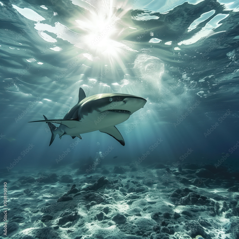 Fototapeta premium Shark Underwater