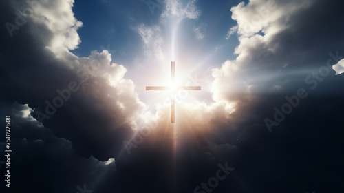 Godly Light in Heaven Symbolizing Divine Presence