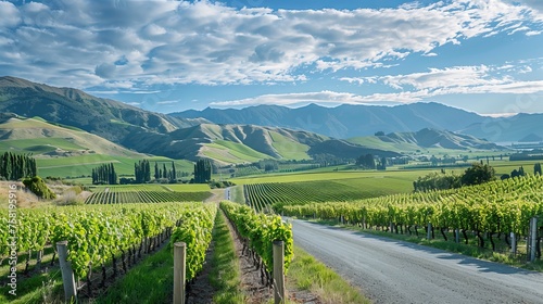 Scenic drive: queenstown to wanaka via crown range, capturing the majestic landscape of rocky mountains and serene grasslands