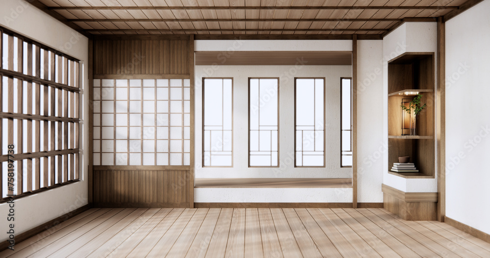 Shelf wall room zen style and decoraion wooden design, earth tone. Shelf wall room zen style and decoraion wooden design, earth tone.