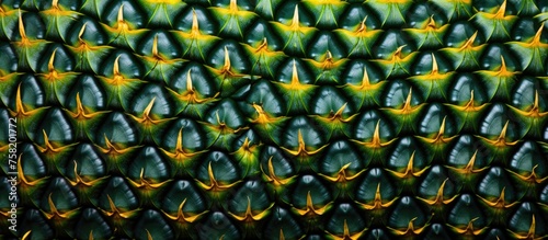 Intricate Patterns & Textures of a Prickly Green Cactus Up Close in Natural Sunlight