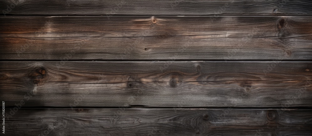 Naklejka premium Elegant Dark Wood Texture Background for Sophisticated Designs and Decor