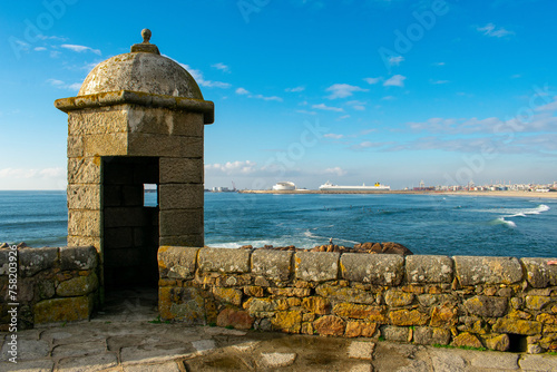 old fort in the sea of porto portugal © AGORA Images
