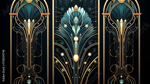 Art Deco pattern