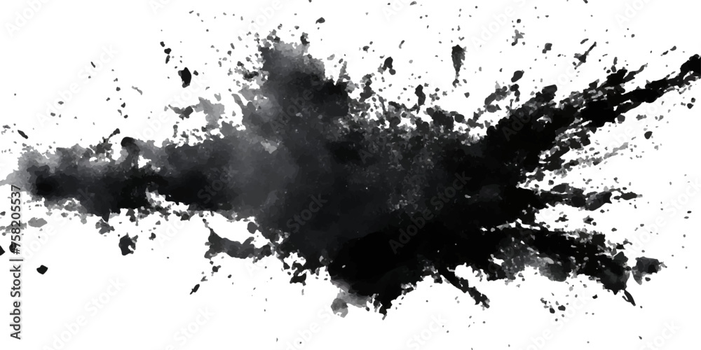 Paint stains black blotch background. Grunge Design Element. Brush Strokes. Vector illustration
Paint stains black blotch background. Grunge Design Element. Brush Strokes. Vector illustration