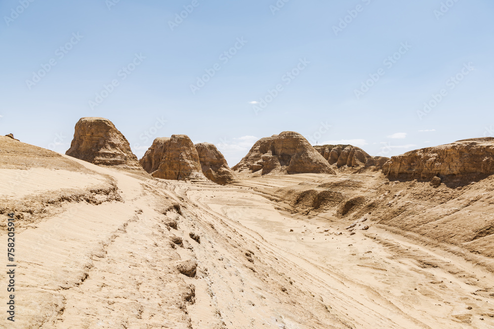 Qinghai Haixi Dachaidan original wind erosion landform