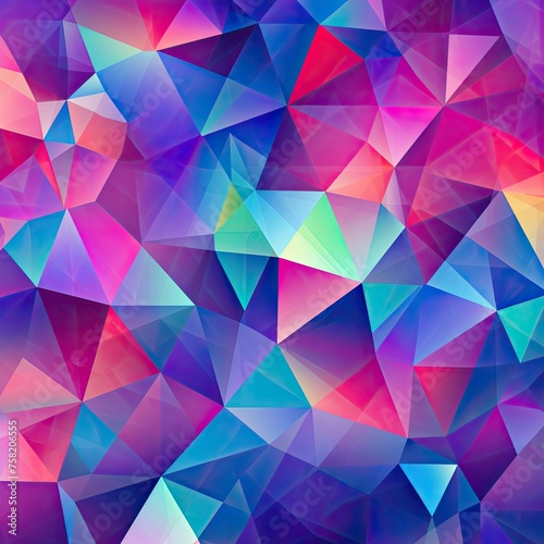 colorful geometric background © Alexei