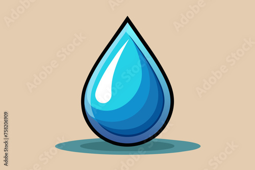 Water drop vector 