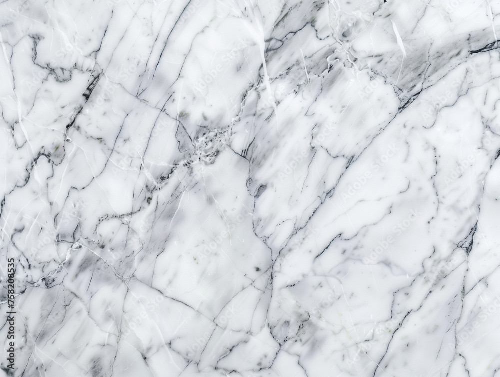Elegant White Marble Texture Background, High-Resolution Stone Surface, Luxurious Natural Pattern for Design

