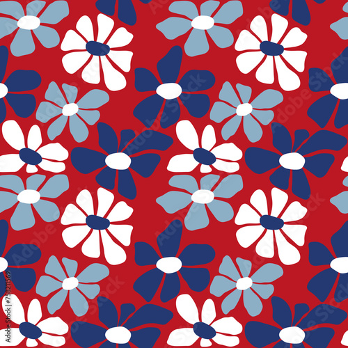 Seamless Pattern  flowers design