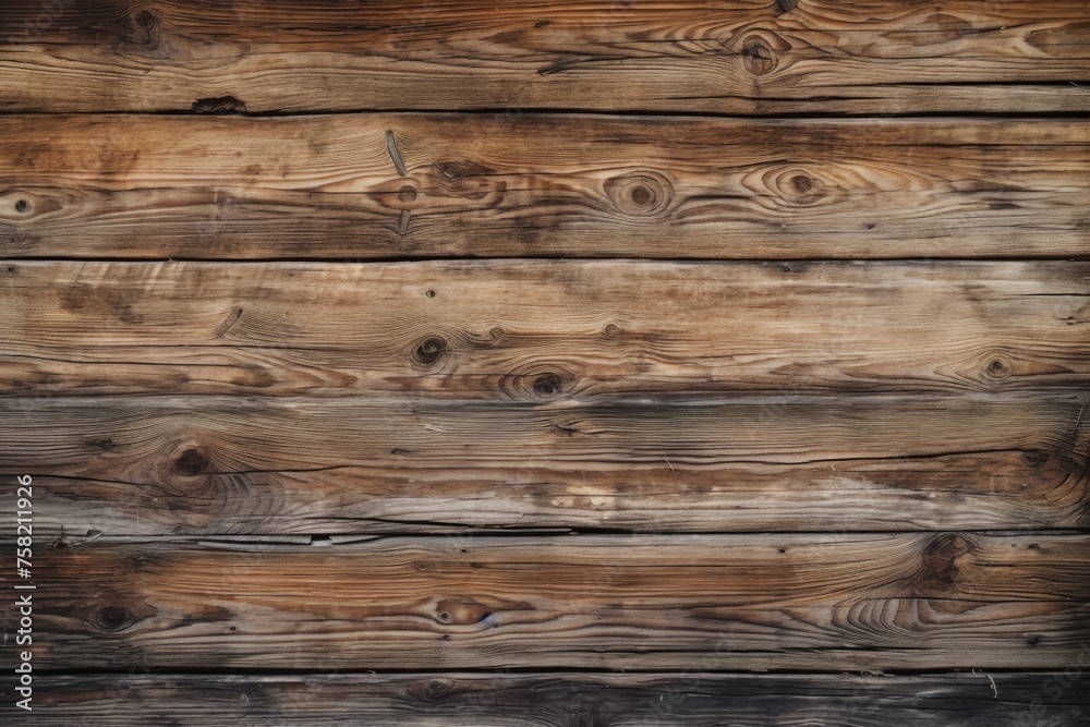 Detailed view of a wooden wall with prominent knots, suitable for backgrounds or textures Detailed view of a wooden wall with prominent knots, suitable for backgrounds or textures