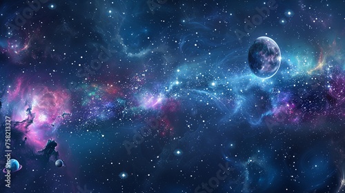 planet and space background