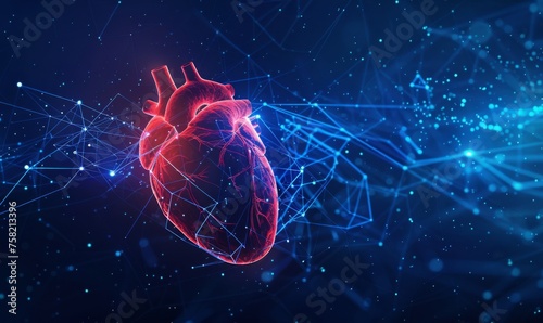 An innovative infographic showcasing the latest breakthroughs in human hearts healthcare. Doctor online concept