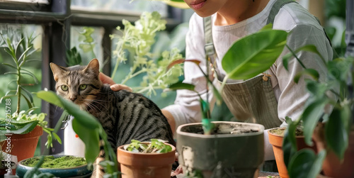 cat in the garden