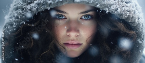 Gorgeous Woman with Luxurio...