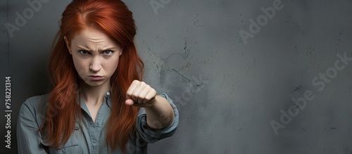 Fiery-haired Woman Captivat...