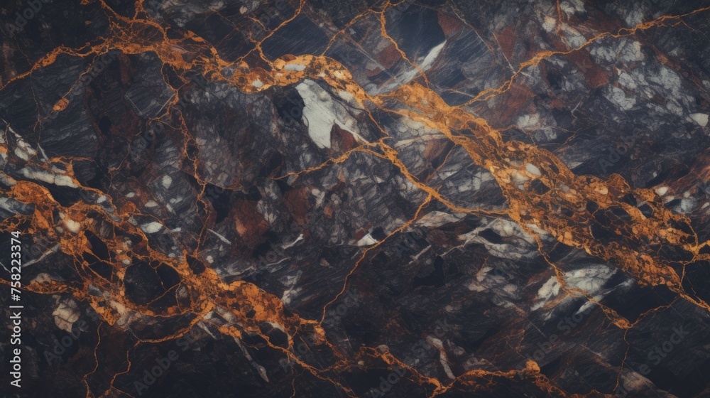 Detailed close up view of a marble surface. Suitable for backgrounds and textures