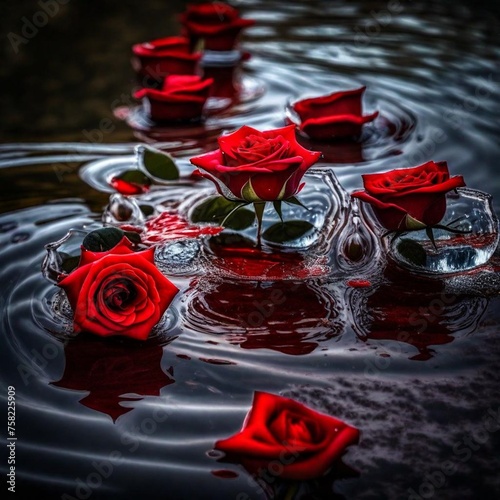 rose and water