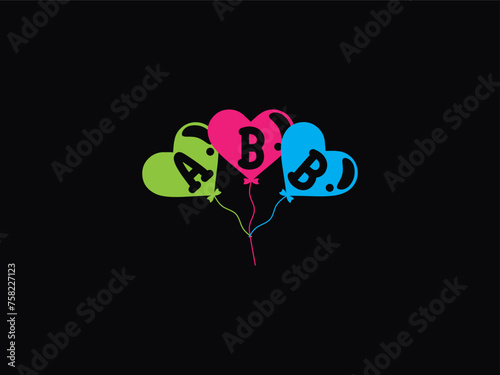ABB Birthday Logo Icon Design
