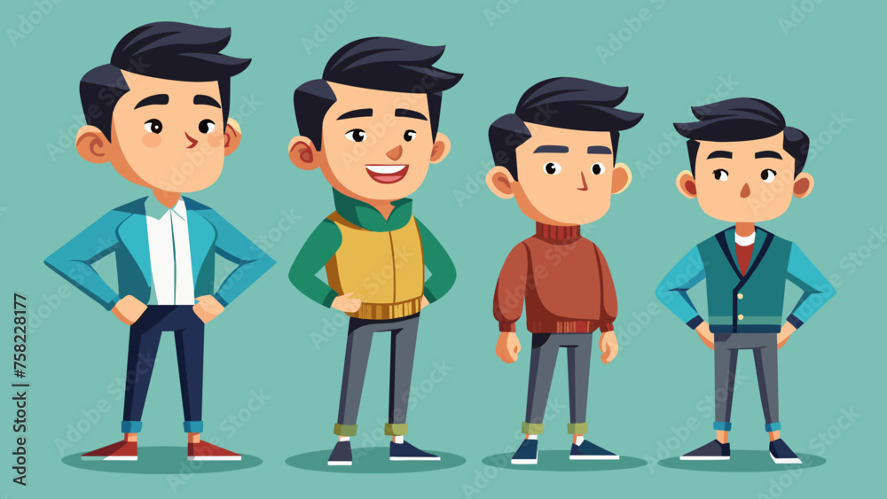 Handsome man vector illustration Handsome man vector illustration