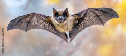Uncommon bat species among flying insects in native environment connected to novel viruses