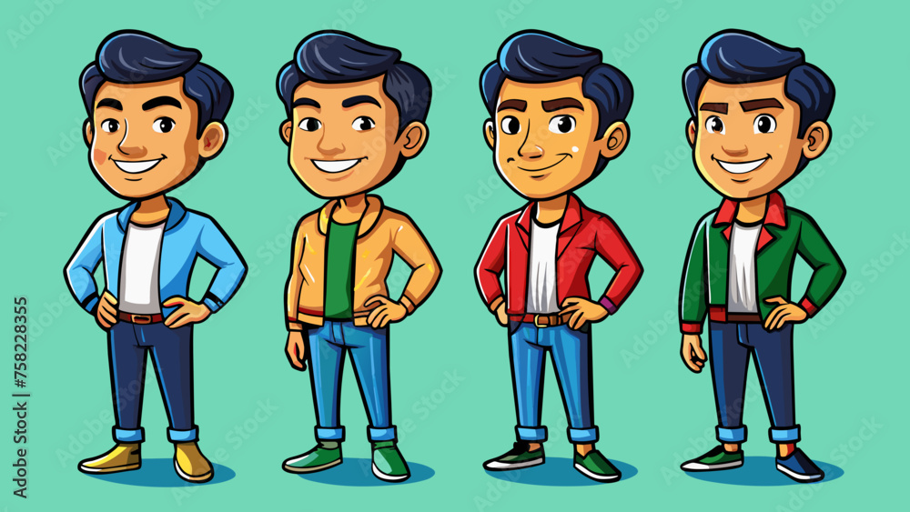 Handsome man vector illustration Handsome man vector illustration