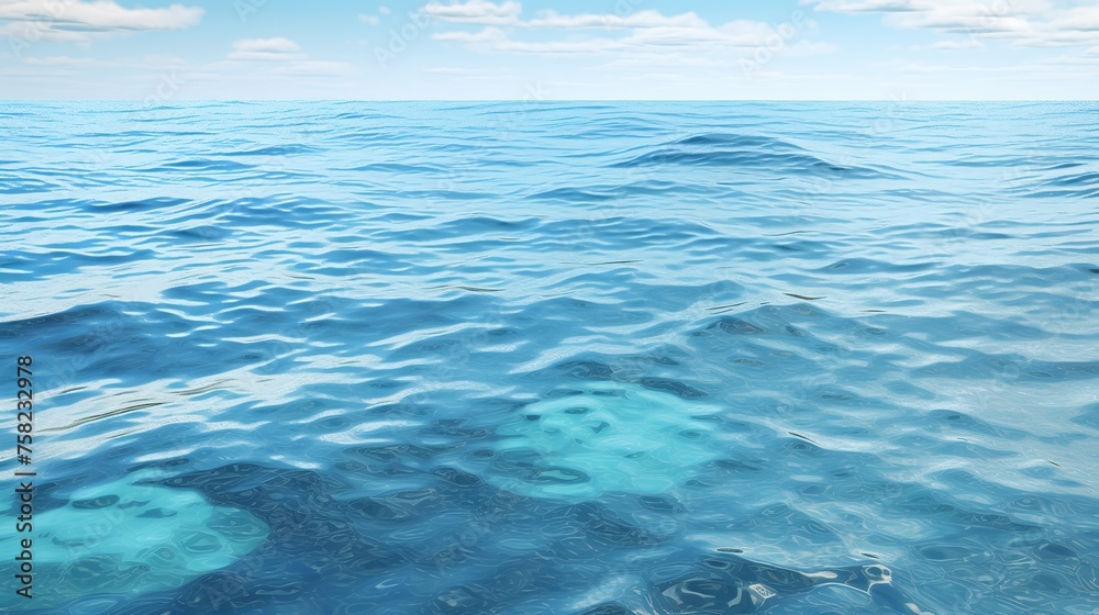 Sea water surface cut out, 8k, photorealistic.

