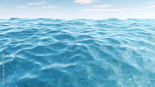 Sea water surface cut out, 8k, photorealistic.