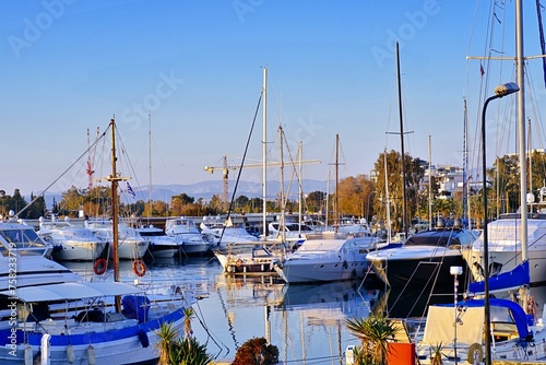 Yacht marina near Athens, Greece