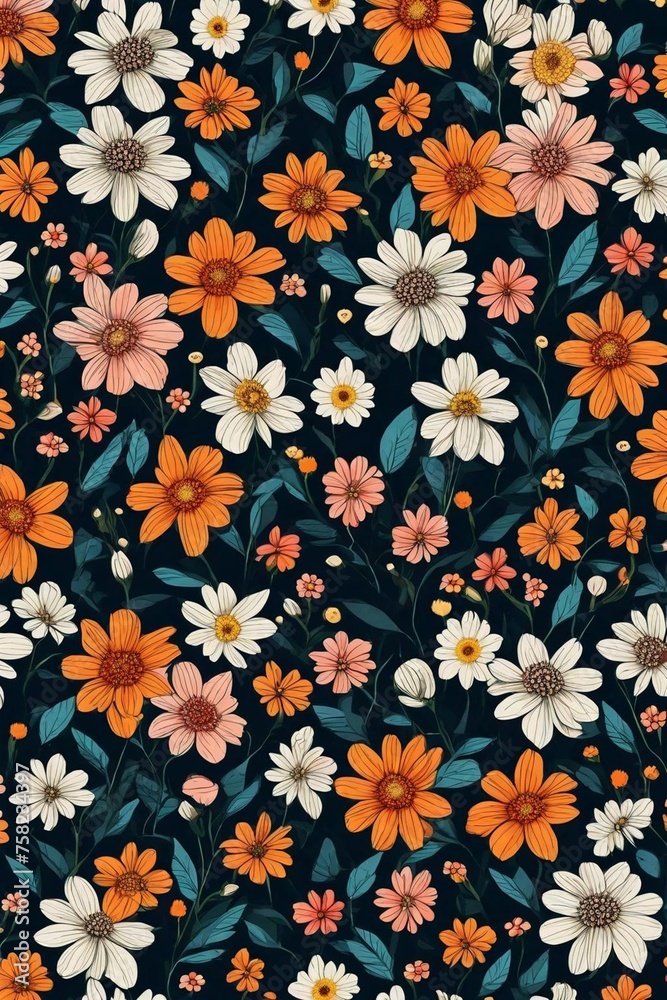seamless floral pattern seamless floral pattern