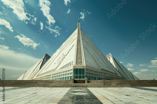 Striking architectural landmark in Kazakhstan