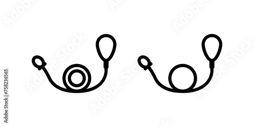 Leash icon. Dog lead sign. for mobile concept and web design. vector illustration