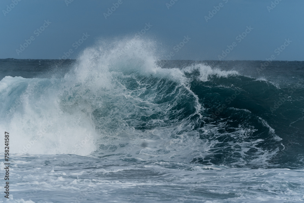 big wave in gran canaria. Canary islands. Spain