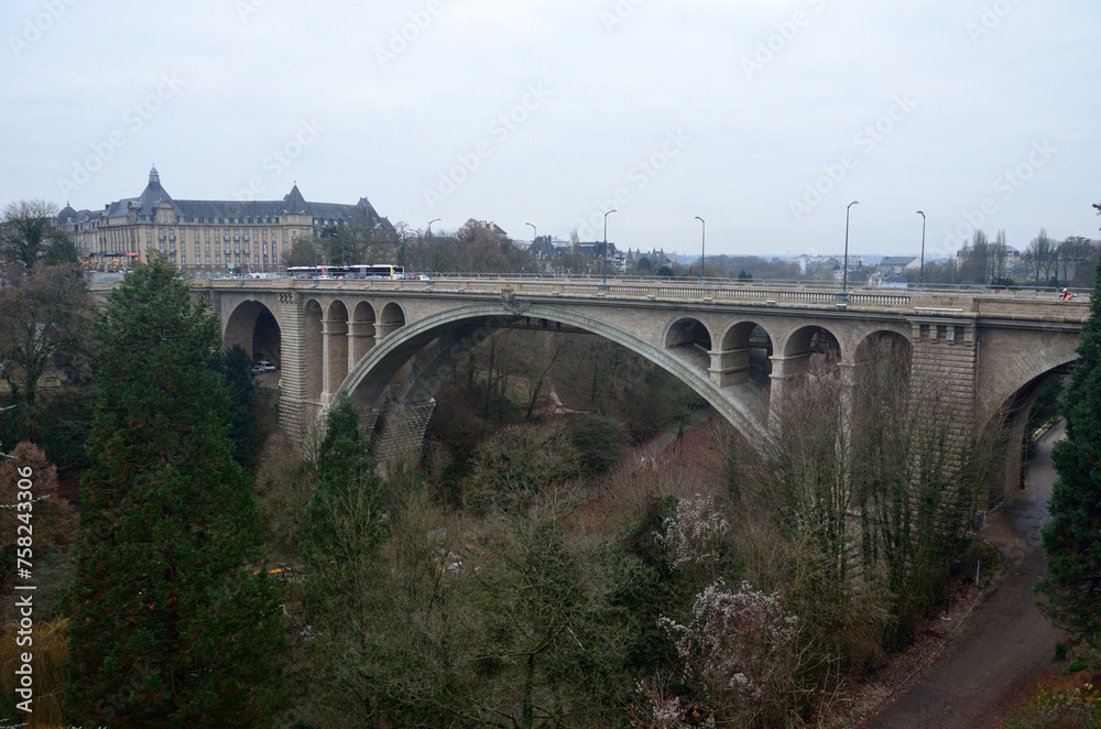 Fototapeta premium Puente Adolfo, Luxemburgo