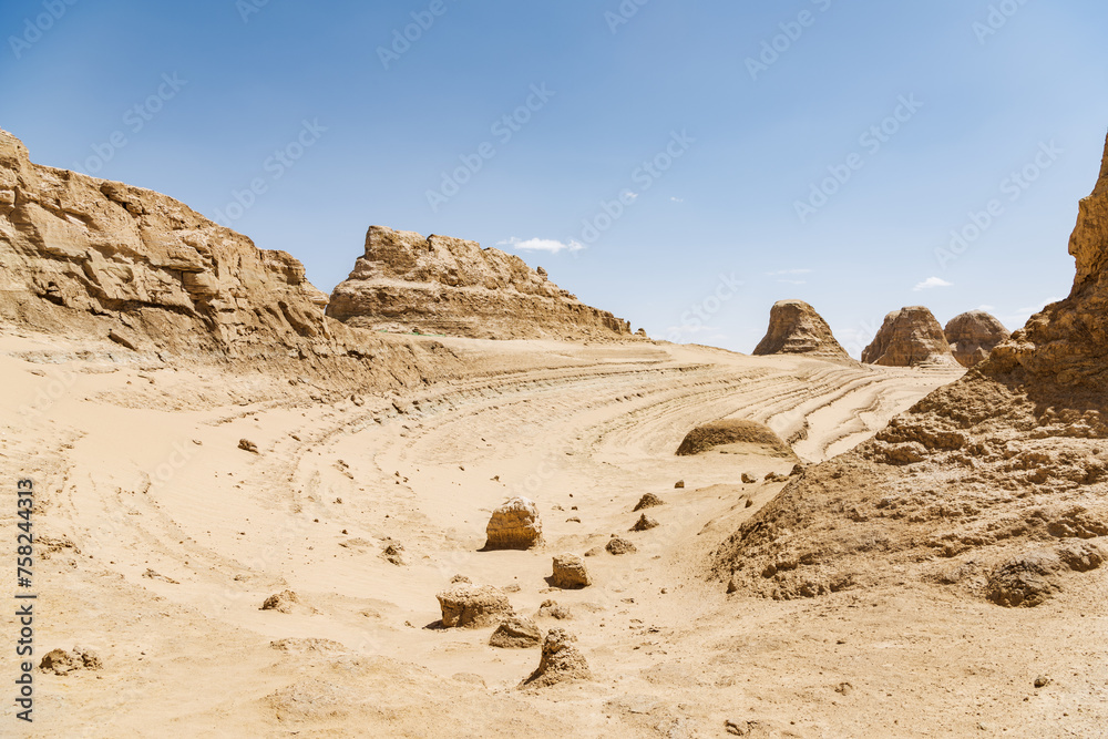 Qinghai Haixi Dachaidan original wind erosion landform Qinghai Haixi Dachaidan original wind erosion landform