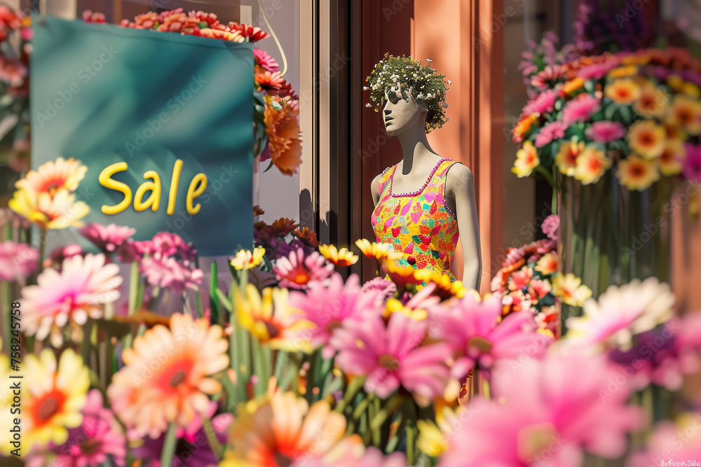 Mannequins and Spring Fashion Sale Mannequins and Spring Fashion Sale