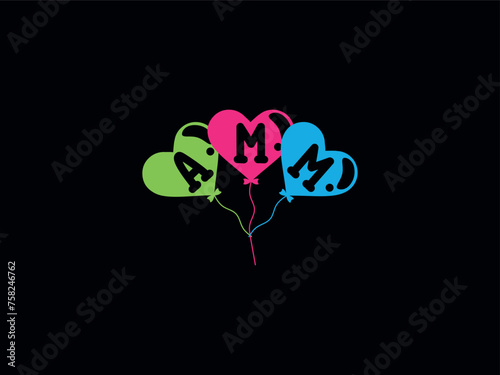 AMM Birthday Balloon Logo Image