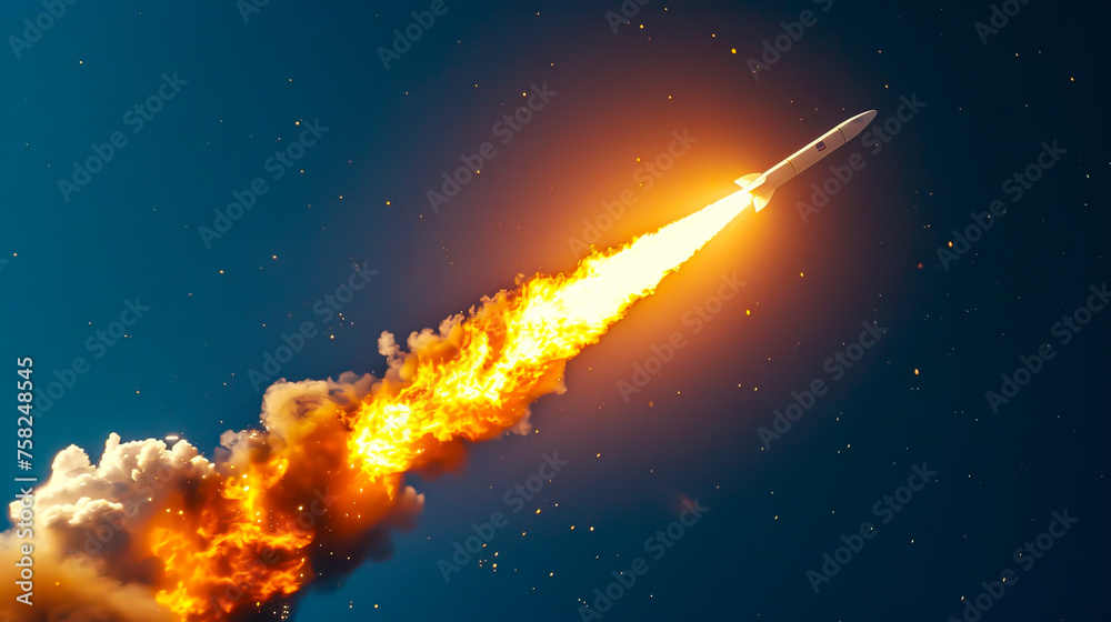 Galactic Blastoff: Captivating Images of Space Rocket Launch Ignition