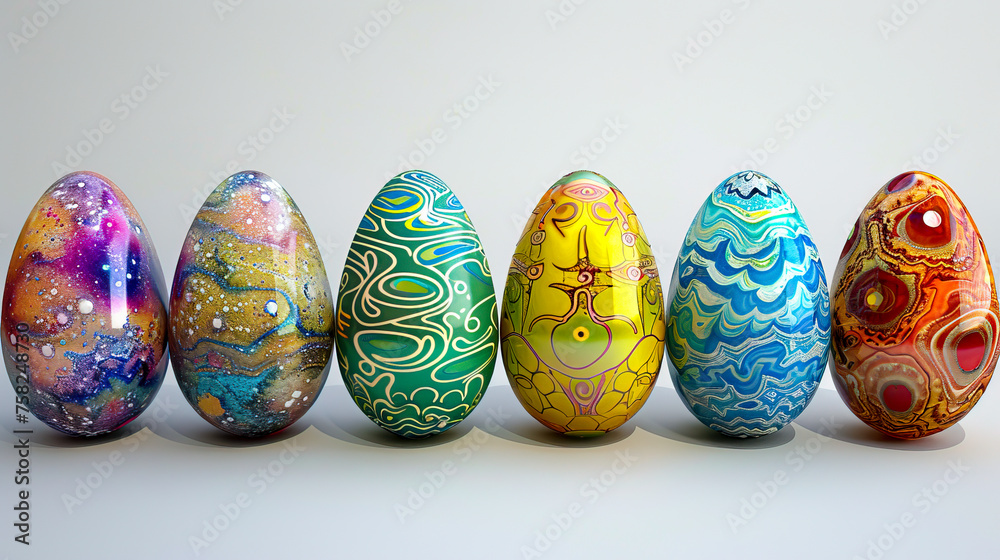 Enchanting Collection: 9 Stunning Eggs with Vibrant Designs and Intricate Details in Dazzling Hues Enchanting Collection: 9 Stunning Eggs with Vibrant Designs and Intricate Details in Dazzling Hues