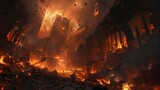 Guardians Employing Cycladic Wisdom for Fire Management in Post-Apocalyptic Fantasy World Rebuild