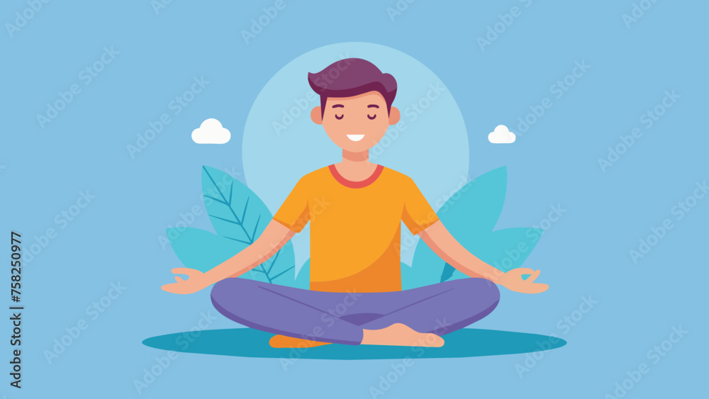 yoga pose vector illustration