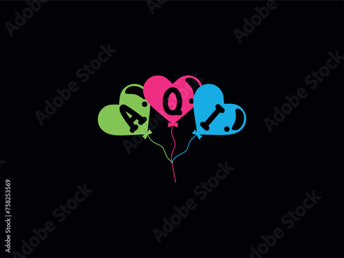 Minimal AQI Balloon Logo