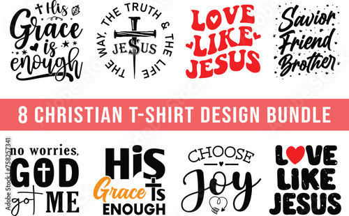 Christian SVG design bundle, Christian quotes bundle, Christian quotes bundle, Christian t-shirt designs
