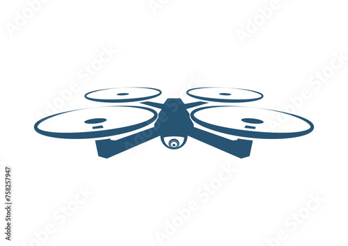 Drone in the air icon