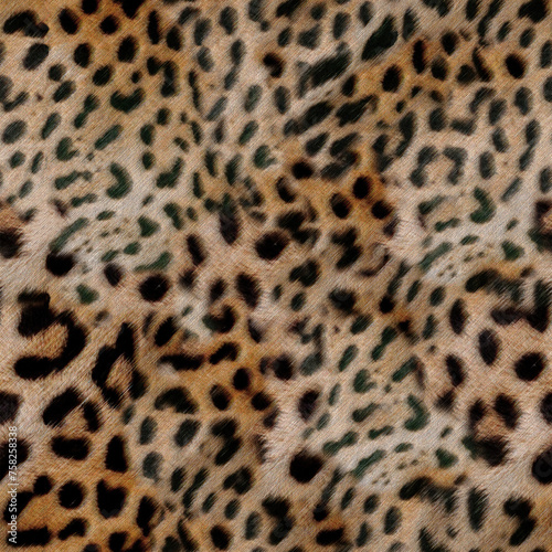 leopard skin design texture seamless pattern