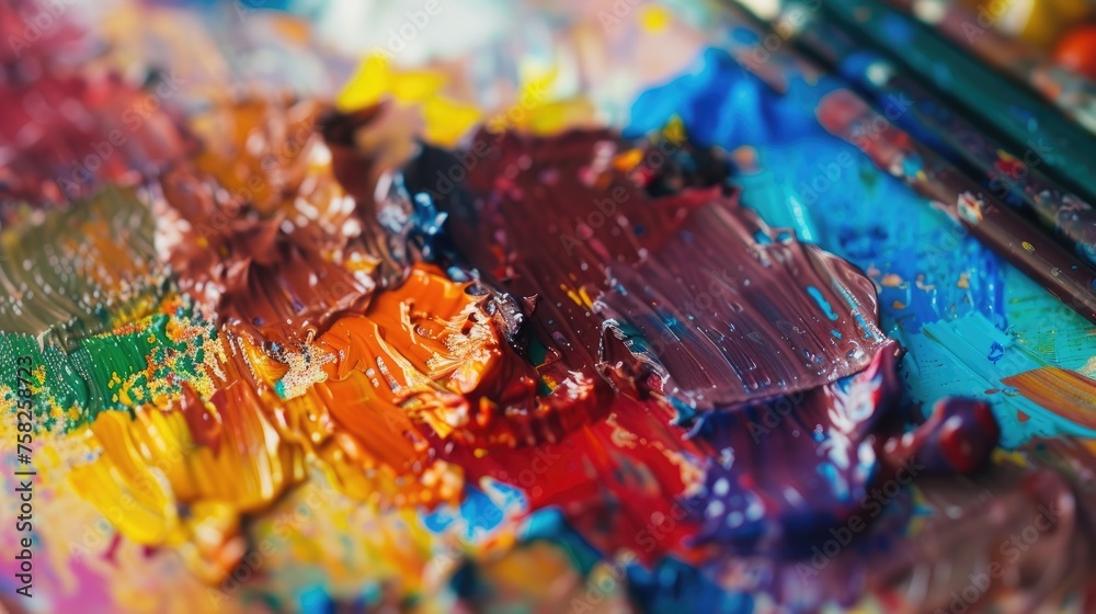 Images highlighting the opaque and matte finish of gouache paint, valued for its rich pigment concentration, vibrant colors, and versatile application on paper, illustration board, and canvas Images highlighting the opaque and matte finish of gouache paint, valued for its rich pigment concentration, vibrant colors, and versatile application on paper, illustration board, and canvas