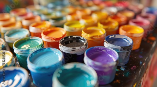 Images highlighting the opaque and matte finish of gouache paint  valued for its rich pigment concentration  vibrant colors  and versatile application on paper  illustration board  and canvas