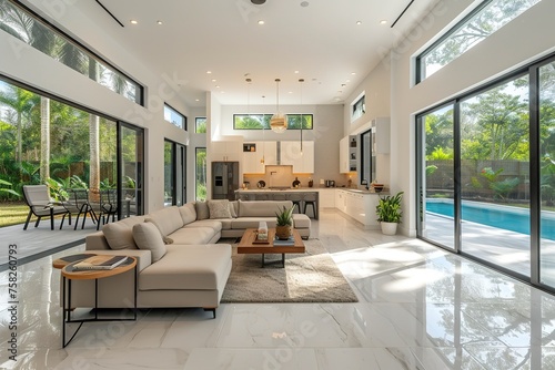 Bright and spacious interior image of modern home