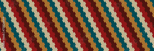 Seamless pattern in retro style, 60s, 70s, 80s